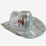 Shine bright like a disco ball! Our dazzling Disco Ball Hat is perfect for parties and costumes. Light up the dance floor with this fun & flashy accessory!