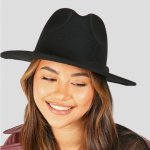 Spice up your wardrobe with a women's black hat! Find the perfect style to suit your needs, from fedoras to baseball caps. Shop now and elevate your everyday look!