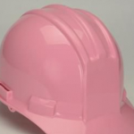 Uniquely stylish and practical, Pink Construction Hat adds a pop of color to safety gear. Perfect for women in construction or as a novelty statement piece.