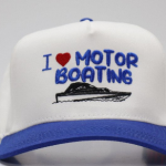 Stay protected and stylish on the water with a Motor Boating Hat. Wide-brimmed for sun coverage, breathable & water-resistant. Ideal for boating enthusiasts.