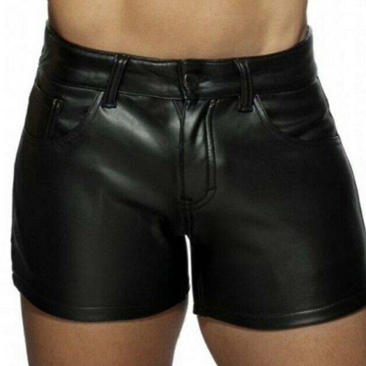 Elevate Your Style: Leather Shorts for Men. Crafted from premium materials, discover a range of sleek designs for a bold, fashion-forward statement. Comfort meets luxury in every wear.