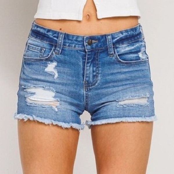 DIY denim shorts