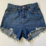 Dress up denim shorts.