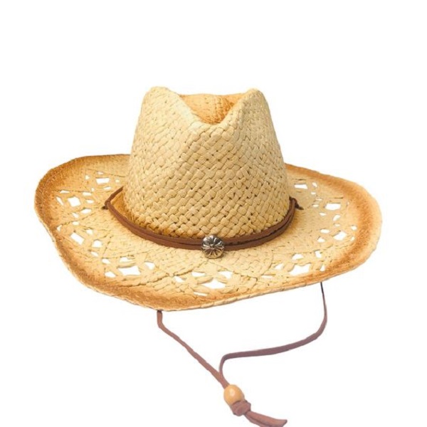 straw cowboy hat shaping